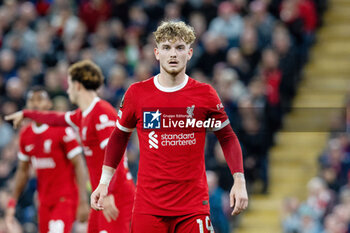 2023-10-05 - Liverpool midfielder Harvey Elliott during the UEFA Europa League, Group E football match between Liverpool and Royale Union Saint-Gilloise on 5 October 2023 at Anfield stadium in Liverpool, England - FOOTBALL - EUROPA LEAGUE - LIVERPOOL V ROYALE UNION SAINT GILLOISE - UEFA EUROPA LEAGUE - SOCCER