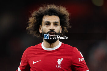 2023-10-05 - Liverpool forward Mohamed Salah during the UEFA Europa League, Group E football match between Liverpool and Royale Union Saint-Gilloise on 5 October 2023 at Anfield stadium in Liverpool, England - FOOTBALL - EUROPA LEAGUE - LIVERPOOL V ROYALE UNION SAINT GILLOISE - UEFA EUROPA LEAGUE - SOCCER