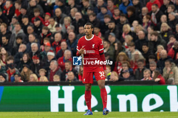 2023-10-26 - Liverpool defender Joel Matip during the UEFA Europa League, Group E football match between Liverpool FC and Toulouse FC on October 26, 2023 at Anfield in Liverpool, England - FOOTBALL - EUROPA LEAGUE - LIVERPOOL V TOULOUSE - UEFA EUROPA LEAGUE - SOCCER