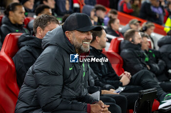 2023-10-26 - Liverpool manager Jurgen Klopp during the UEFA Europa League, Group E football match between Liverpool FC and Toulouse FC on October 26, 2023 at Anfield in Liverpool, England - FOOTBALL - EUROPA LEAGUE - LIVERPOOL V TOULOUSE - UEFA EUROPA LEAGUE - SOCCER