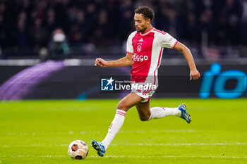 2023-11-09 - Devyne Rensch of AFC Ajax during the UEFA Europa League, Group B football match between AFC Ajax and Brighton & Hove Albion on November 9, 2023 at the Johan Cruyff ArenA in Amsterdam, Netherlands - FOOTBALL - EUROPA LEAGUE - AJAX V BRIGHTON - UEFA EUROPA LEAGUE - SOCCER