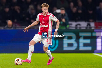 2023-11-09 - Kristian Hlynsson of AFC Ajax during the UEFA Europa League, Group B football match between AFC Ajax and Brighton & Hove Albion on November 9, 2023 at the Johan Cruyff ArenA in Amsterdam, Netherlands - FOOTBALL - EUROPA LEAGUE - AJAX V BRIGHTON - UEFA EUROPA LEAGUE - SOCCER
