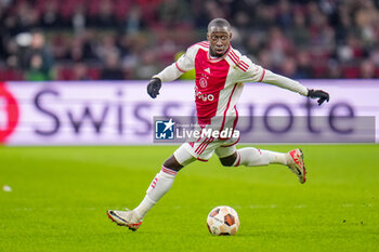2023-11-09 - Carlos Forbs of AFC Ajax during the UEFA Europa League, Group B football match between AFC Ajax and Brighton & Hove Albion on November 9, 2023 at the Johan Cruyff ArenA in Amsterdam, Netherlands - FOOTBALL - EUROPA LEAGUE - AJAX V BRIGHTON - UEFA EUROPA LEAGUE - SOCCER