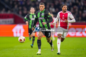 2023-11-09 - Igor Julio of Brighton & Hove Albion during the UEFA Europa League, Group B football match between AFC Ajax and Brighton & Hove Albion on November 9, 2023 at the Johan Cruyff ArenA in Amsterdam, Netherlands - FOOTBALL - EUROPA LEAGUE - AJAX V BRIGHTON - UEFA EUROPA LEAGUE - SOCCER