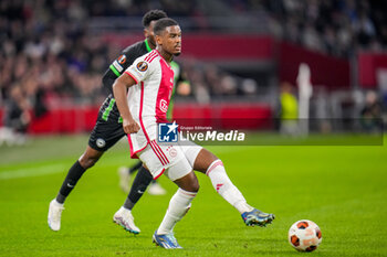 2023-11-09 - Jorrel Hato of AFC Ajax during the UEFA Europa League, Group B football match between AFC Ajax and Brighton & Hove Albion on November 9, 2023 at the Johan Cruyff ArenA in Amsterdam, Netherlands - FOOTBALL - EUROPA LEAGUE - AJAX V BRIGHTON - UEFA EUROPA LEAGUE - SOCCER