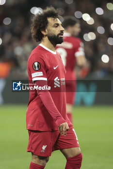 2023-11-09 - Mohamed Salah of Liverpool during the UEFA Europa League, Group E football match between Toulouse FC and Liverpool FC on November 9, 2023 at the Stadium in Toulouse, France - FOOTBALL - EUROPA LEAGUE - TOULOUSE V LIVERPOOL - UEFA EUROPA LEAGUE - SOCCER