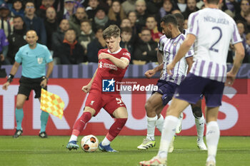 2023-11-09 - Ben Doak of Liverpool during the UEFA Europa League, Group E football match between Toulouse FC and Liverpool FC on November 9, 2023 at the Stadium in Toulouse, France - FOOTBALL - EUROPA LEAGUE - TOULOUSE V LIVERPOOL - UEFA EUROPA LEAGUE - SOCCER