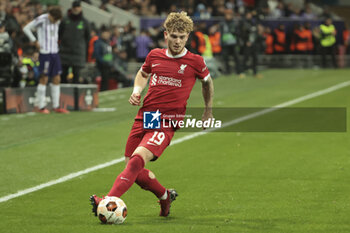2023-11-09 - Harvey Elliott of Liverpool during the UEFA Europa League, Group E football match between Toulouse FC and Liverpool FC on November 9, 2023 at the Stadium in Toulouse, France - FOOTBALL - EUROPA LEAGUE - TOULOUSE V LIVERPOOL - UEFA EUROPA LEAGUE - SOCCER