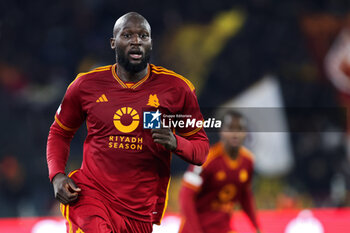 2023-12-14 - Romelu Lukaku of Roma in action during the UEFA Europa League, Group G football match between AS Roma and FC Sheriff on December 14, 2023 at Stadio Olimpico in Rome, Italy - FOOTBALL - EUROPA LEAGUE - ROMA V SHERIFF - UEFA EUROPA LEAGUE - SOCCER