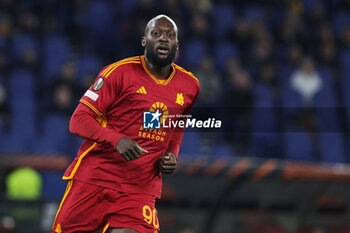 2023-12-14 - Romelu Lukaku of Roma in action during the UEFA Europa League, Group G football match between AS Roma and FC Sheriff on December 14, 2023 at Stadio Olimpico in Rome, Italy - FOOTBALL - EUROPA LEAGUE - ROMA V SHERIFF - UEFA EUROPA LEAGUE - SOCCER