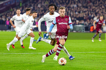 2023-12-14 - Jarrod Bowen (20) of West Ham United during the UEFA Europa League, Group A football match between West Ham United and Freiburg on 14 December 2023 at the London Stadium in London, England - FOOTBALL - EUROPA LEAGUE - WEST HAM V FREIBURG - UEFA EUROPA LEAGUE - SOCCER