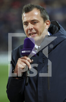 06/01/2023 - Florian Genton comments for beIN Sports the French Cup, round of 64 football match between La Berrichonne de Chateauroux and Paris Saint-Germain on January 6, 2023 at Gaston Petit stadium in Chateauroux, France - FOOTBALL - FRENCH CUP - CHATEAUROUX V PARIS SG - FRENCH CUP - CALCIO