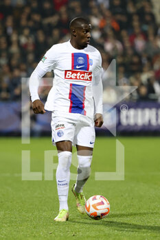 06/01/2023 - Nordi Mukiele of PSG during the French Cup, round of 64 football match between La Berrichonne de Chateauroux and Paris Saint-Germain on January 6, 2023 at Gaston Petit stadium in Chateauroux, France - FOOTBALL - FRENCH CUP - CHATEAUROUX V PARIS SG - FRENCH CUP - CALCIO