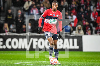 2023-01-08 - Bafode DIAKITE of Lille during the French Cup, round of 64 football match between LOSC Lille and ESTAC Troyes on January 8, 2023 at Pierre Mauroy stadium in Villeneuve-d'Ascq, France - FOOTBALL - FRENCH CUP - LILLE V TROYES - FRENCH CUP - SOCCER