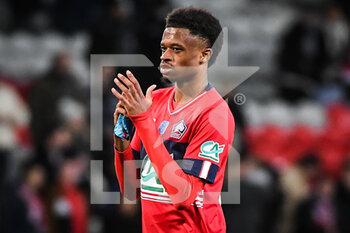 2023-01-08 - Alan VIRGINIUS of Lille during the French Cup, round of 64 football match between LOSC Lille and ESTAC Troyes on January 8, 2023 at Pierre Mauroy stadium in Villeneuve-d'Ascq, France - FOOTBALL - FRENCH CUP - LILLE V TROYES - FRENCH CUP - SOCCER