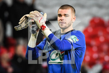 2023-01-08 - Lucas CHEVALLIER of Lille during the French Cup, round of 64 football match between LOSC Lille and ESTAC Troyes on January 8, 2023 at Pierre Mauroy stadium in Villeneuve-d'Ascq, France - FOOTBALL - FRENCH CUP - LILLE V TROYES - FRENCH CUP - SOCCER