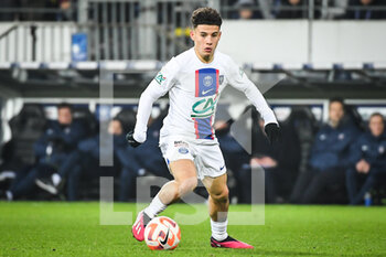 23/01/2023 - Ismael GHARBI of PSG during the French Cup, round of 32 football match between Pays de Cassel US and Paris Saint-Germain on January 23, 2023 at Bollaert-Delelis stadium in Lens, France - FOOTBALL - FRENCH CUP - PAYS DE CASSEL V PARIS SG - FRENCH CUP - CALCIO
