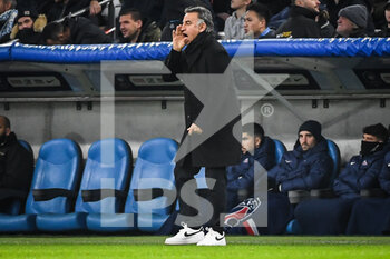 2023-02-08 - Christophe GALTIER of PSG during the French Cup, round of 16 football match between Olympique de Marseille and Paris Saint-Germain on February 8, 2023 at Velodrome stadium in Marseille, France - FOOTBALL - FRENCH CUP - MARSEILLE V PARIS SG - FRENCH CUP - SOCCER