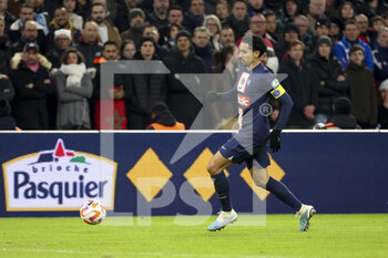 2023-02-08 - Marquinhos of PSG during the French Cup round of 16 football match between Olympique de Marseille (OM) and Paris Saint-Germain (PSG) on February 8, 2023 at Stade Velodrome in Marseille, France - FOOTBALL - FRENCH CUP - MARSEILLE V PARIS SG - FRENCH CUP - SOCCER