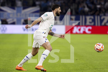 2023-02-09 - Samuel Gigot of Marseille during the French Cup round of 16 football match between Olympique de Marseille (OM) and Paris Saint-Germain (PSG) on February 8, 2023 at Stade Velodrome in Marseille, France - FOOTBALL - FRENCH CUP - MARSEILLE V PARIS SG - FRENCH CUP - SOCCER
