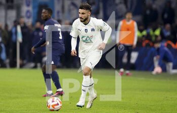 2023-02-09 - Jonathan Clauss of Marseille during the French Cup round of 16 football match between Olympique de Marseille (OM) and Paris Saint-Germain (PSG) on February 8, 2023 at Stade Velodrome in Marseille, France - FOOTBALL - FRENCH CUP - MARSEILLE V PARIS SG - FRENCH CUP - SOCCER