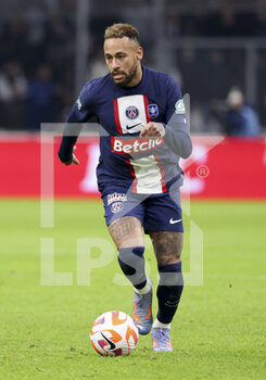 2023-02-09 - Neymar Jr of PSG during the French Cup round of 16 football match between Olympique de Marseille (OM) and Paris Saint-Germain (PSG) on February 8, 2023 at Stade Velodrome in Marseille, France - FOOTBALL - FRENCH CUP - MARSEILLE V PARIS SG - FRENCH CUP - SOCCER
