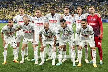 2023-04-29 - Team Toulouse poses before the French Cup Final 2023 football match between FC Nantes and Toulouse FC (TFC, Tefece) on April 29, 2023 at Stade de France in Saint-Denis near Paris, France - FOOTBALL - FRENCH CUP - FINAL - NANTES V TOULOUSE - FRENCH CUP - SOCCER
