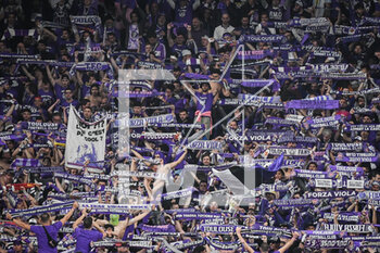 2023-04-29 - Supporters of Toulouse during the French Cup, Final football match between FC Nantes and Toulouse FC on April 29, 2023 at Stade de France in Saint-Denis near Paris, France - FOOTBALL - FRENCH CUP - FINAL - NANTES V TOULOUSE - FRENCH CUP - SOCCER