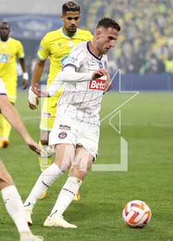 2023-04-29 - Branco Van Den Boomen of Toulouse during the French Cup Final 2023 football match between FC Nantes and Toulouse FC (TFC, Tefece) on April 29, 2023 at Stade de France in Saint-Denis near Paris, France - FOOTBALL - FRENCH CUP - FINAL - NANTES V TOULOUSE - FRENCH CUP - SOCCER