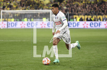 2023-04-29 - Fares Chaibi of Toulouse during the French Cup Final 2023 football match between FC Nantes and Toulouse FC (TFC, Tefece) on April 29, 2023 at Stade de France in Saint-Denis near Paris, France - FOOTBALL - FRENCH CUP - FINAL - NANTES V TOULOUSE - FRENCH CUP - SOCCER