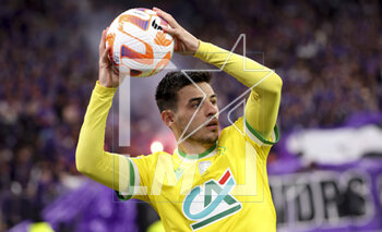 2023-04-29 - Fabien Centonze of Nantes during the French Cup Final 2023 football match between FC Nantes and Toulouse FC (TFC, Tefece) on April 29, 2023 at Stade de France in Saint-Denis near Paris, France - FOOTBALL - FRENCH CUP - FINAL - NANTES V TOULOUSE - FRENCH CUP - SOCCER