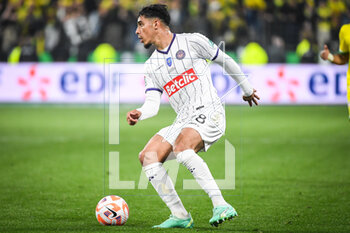 2023-04-29 - Fares CHAIBI of Toulouse during the French Cup, Final football match between FC Nantes and Toulouse FC on April 29, 2023 at Stade de France in Saint-Denis near Paris, France - FOOTBALL - FRENCH CUP - FINAL - NANTES V TOULOUSE - FRENCH CUP - SOCCER