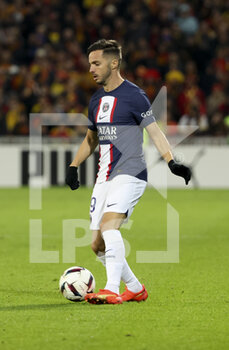 2023-01-01 - Pablo Sarabia of PSG during the French championship Ligue 1 football match between RC Lens and Paris Saint-Germain on January 1, 2023 at Bollaert-Delelis stadium in Lens, France - FOOTBALL - FRENCH CHAMP - LENS V PARIS SG - FRENCH LIGUE 1 - SOCCER