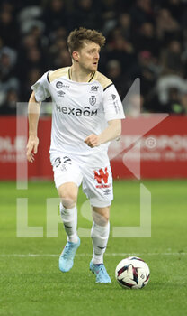 02/01/2023 - Thomas Foket of Reims during the French championship Ligue 1 football match between LOSC Lille (LOSC) and Stade de Reims on January 2, 2023 at Stade Pierre Mauroy in Villeneuve-d'Ascq near Lille, France - FOOTBALL - FRENCH CHAMP - LILLE V REIMS - FRENCH LIGUE 1 - CALCIO