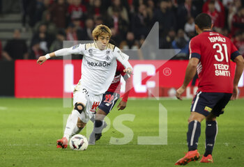 02/01/2023 - Ito Junya of Reims during the French championship Ligue 1 football match between LOSC Lille (LOSC) and Stade de Reims on January 2, 2023 at Stade Pierre Mauroy in Villeneuve-d'Ascq near Lille, France - FOOTBALL - FRENCH CHAMP - LILLE V REIMS - FRENCH LIGUE 1 - CALCIO