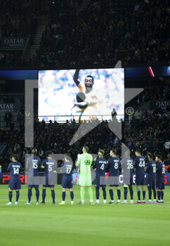 2023-01-11 - Tribute to Pele before the French championship Ligue 1 football match between Paris Saint-Germain (PSG) and SCO Angers on January 11, 2023 at Parc des Princes stadium in Paris, France - FOOTBALL - FRENCH CHAMP - PARIS SG V ANGERS - FRENCH LIGUE 1 - SOCCER