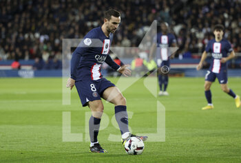 2023-01-11 - Fabian Ruiz Pena of PSG during the French championship Ligue 1 football match between Paris Saint-Germain (PSG) and SCO Angers on January 11, 2023 at Parc des Princes stadium in Paris, France - FOOTBALL - FRENCH CHAMP - PARIS SG V ANGERS - FRENCH LIGUE 1 - SOCCER