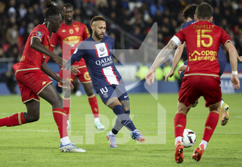 2023-01-11 - Neymar Jr of PSG during the French championship Ligue 1 football match between Paris Saint-Germain (PSG) and SCO Angers on January 11, 2023 at Parc des Princes stadium in Paris, France - FOOTBALL - FRENCH CHAMP - PARIS SG V ANGERS - FRENCH LIGUE 1 - SOCCER