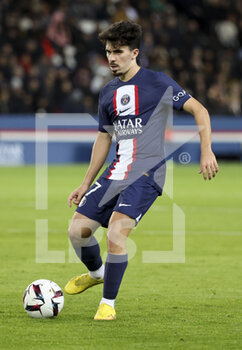 2023-01-11 - Vitinha of PSG during the French championship Ligue 1 football match between Paris Saint-Germain (PSG) and SCO Angers on January 11, 2023 at Parc des Princes stadium in Paris, France - FOOTBALL - FRENCH CHAMP - PARIS SG V ANGERS - FRENCH LIGUE 1 - SOCCER