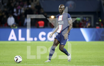 2023-01-11 - Danilo Pereira of PSG during the French championship Ligue 1 football match between Paris Saint-Germain (PSG) and SCO Angers on January 11, 2023 at Parc des Princes stadium in Paris, France - FOOTBALL - FRENCH CHAMP - PARIS SG V ANGERS - FRENCH LIGUE 1 - SOCCER