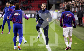 2023-01-15 - Fitness coach of PSG Pedro Gomez during the French championship Ligue 1 football match between Stade Rennais and Paris Saint-Germain on January 15, 2023 at Roazhon Park in Rennes, France - FOOTBALL - FRENCH CHAMP - RENNES V PARIS SG - FRENCH LIGUE 1 - SOCCER