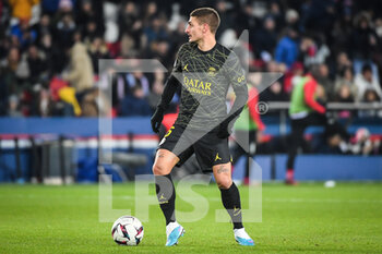 2023-01-29 - Marco VERRATTI of PSG during the French championship Ligue 1 football match between Paris Saint-Germain and Stade de Reims on January 29, 2023 at Parc des Princes stadium in Paris, France - FOOTBALL - FRENCH CHAMP - PARIS SG V REIMS - FRENCH LIGUE 1 - SOCCER