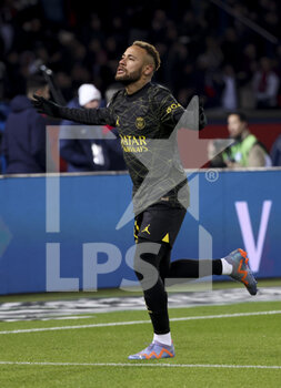 2023-01-29 - Neymar Jr of PSG celebrates his goal during the French championship Ligue 1 football match between Paris Saint-Germain (PSG) and Stade de Reims on January 29, 2023 at Parc des Princes stadium in Paris, France - FOOTBALL - FRENCH CHAMP - PARIS SG V REIMS - FRENCH LIGUE 1 - SOCCER