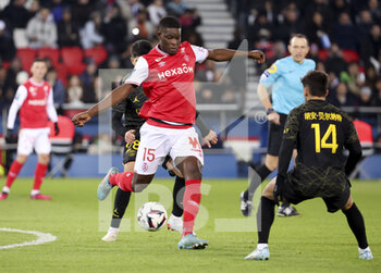2023-01-30 - Marshall Munetsi of Reims during the French championship Ligue 1 football match between Paris Saint-Germain (PSG) and Stade de Reims on January 29, 2023 at Parc des Princes stadium in Paris, France - FOOTBALL - FRENCH CHAMP - PARIS SG V REIMS - FRENCH LIGUE 1 - SOCCER