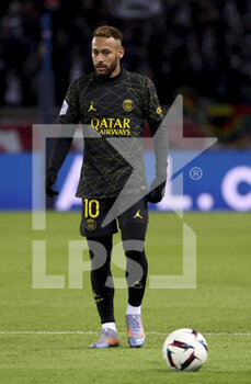2023-01-30 - Neymar Jr of PSG during the French championship Ligue 1 football match between Paris Saint-Germain (PSG) and Stade de Reims on January 29, 2023 at Parc des Princes stadium in Paris, France - FOOTBALL - FRENCH CHAMP - PARIS SG V REIMS - FRENCH LIGUE 1 - SOCCER