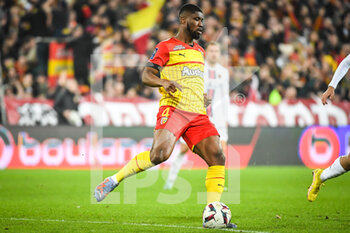 2023-02-01 - Kevin DANSO of Lens during the French championship Ligue 1 football match between RC Lens and OGC Nice on February 1, 2023 at Bollaert-Delelis stadium in Lens, France - FOOTBALL - FRENCH CHAMP - LENS V NICE - FRENCH LIGUE 1 - SOCCER