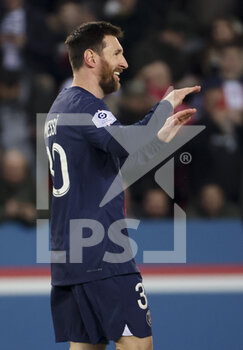 2023-02-04 - Lionel Messi of PSG celebrates his goal during the French championship Ligue 1 football match between Paris Saint-Germain (PSG) and Toulouse FC (TFC, Tefece) on February 4, 2023 at Parc des Princes stadium in Paris, France - FOOTBALL - FRENCH CHAMP - PARIS SG V TOULOUSE - FRENCH LIGUE 1 - SOCCER
