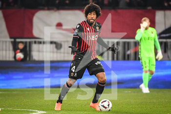 2023-02-10 - DANTE of Nice during the French championship Ligue 1 football match between OGC Nice and AC Ajaccio on February 10, 2023 at Allianz Riviera stadium in Nice, France - FOOTBALL - FRENCH CHAMP - NICE V AJACCIO - FRENCH LIGUE 1 - SOCCER
