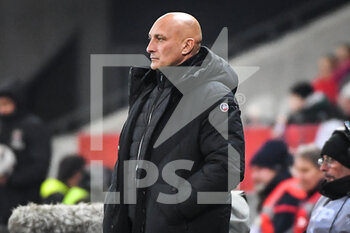 2023-02-10 - Olivier PANTALONI of Ajaccio during the French championship Ligue 1 football match between OGC Nice and AC Ajaccio on February 10, 2023 at Allianz Riviera stadium in Nice, France - FOOTBALL - FRENCH CHAMP - NICE V AJACCIO - FRENCH LIGUE 1 - SOCCER