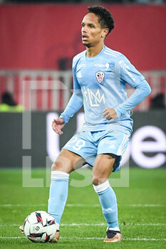 2023-02-10 - Florian CHABROLLE of Ajaccio during the French championship Ligue 1 football match between OGC Nice and AC Ajaccio on February 10, 2023 at Allianz Riviera stadium in Nice, France - FOOTBALL - FRENCH CHAMP - NICE V AJACCIO - FRENCH LIGUE 1 - SOCCER